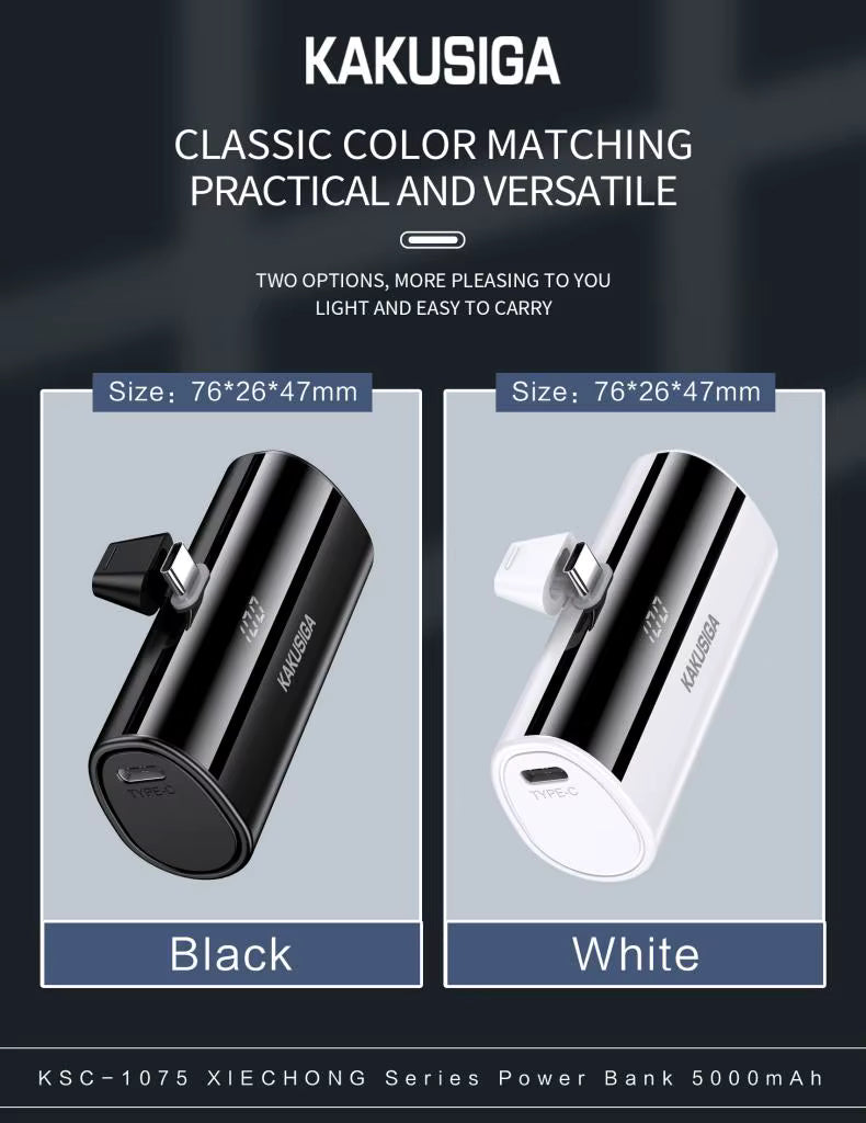 Power Bank Kaku KSC-1075 USB-C 5000mAh - Ghirbclic