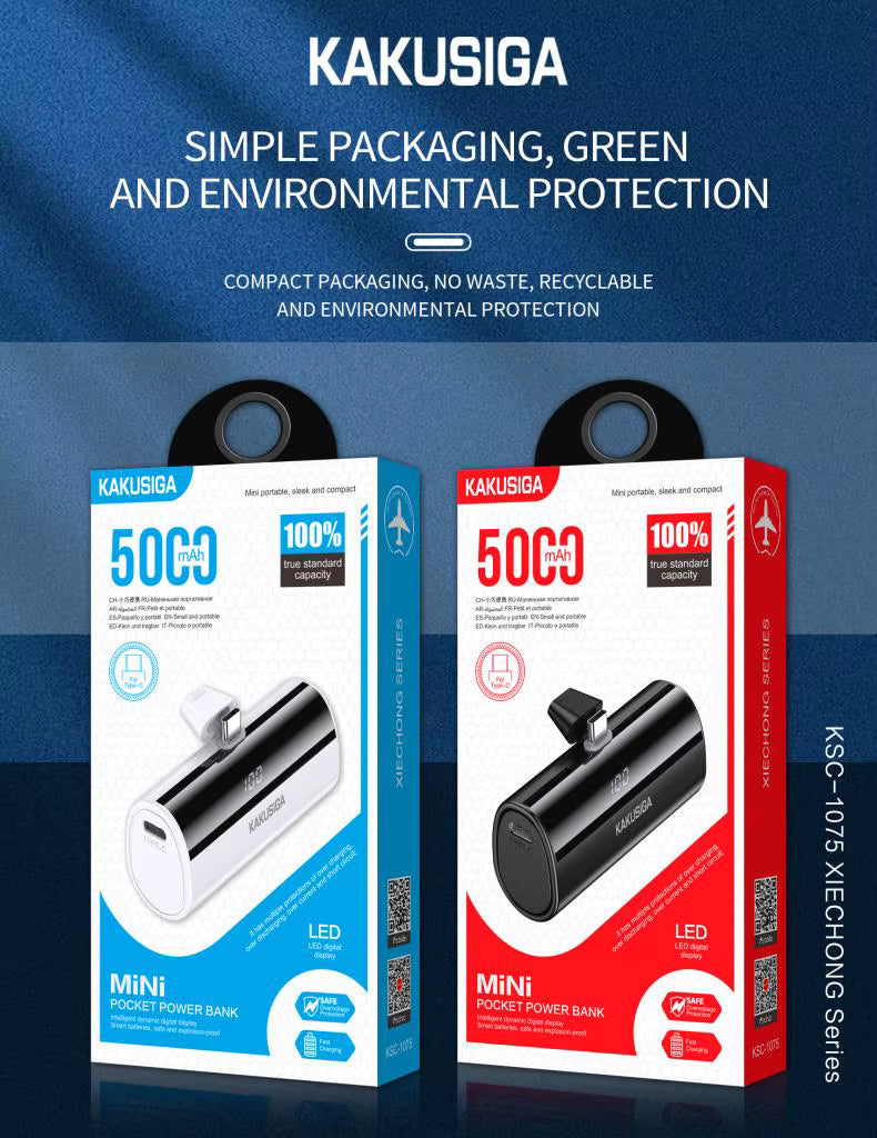 Power Bank Kaku KSC-1075 USB-C 5000mAh - Ghirbclic
