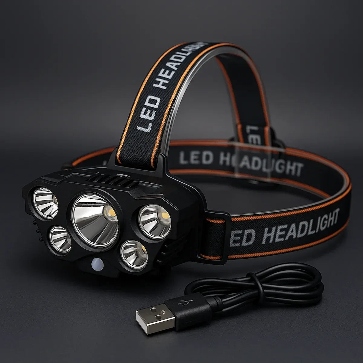 Lampe Frontale LED Rechargeable USB - Ghirbclic