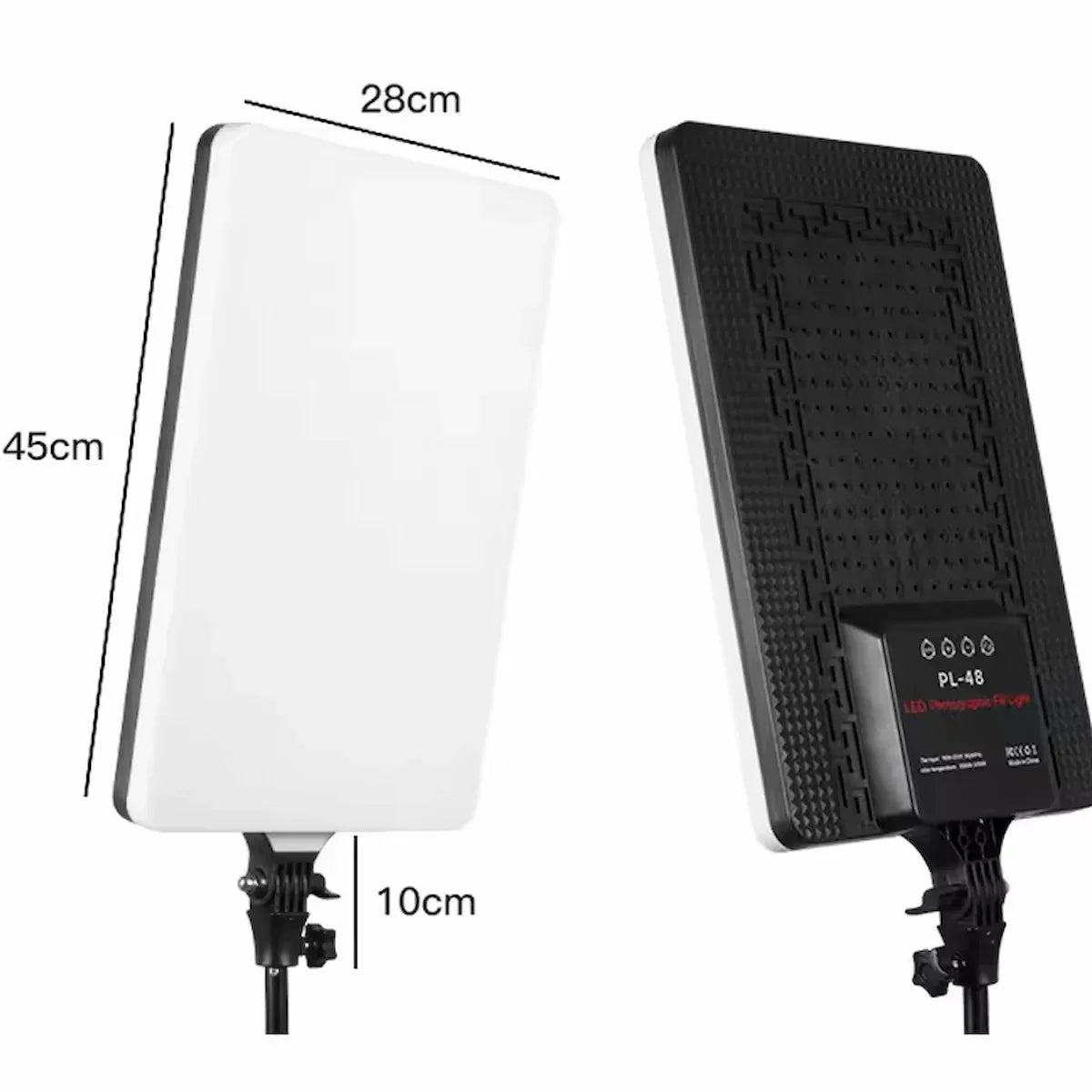 Panneau LED 19 Pouces avec Télécommande pour Studio Photo et Vidéo - Ghirbclic