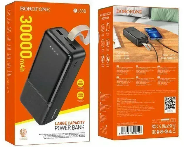 Power Bank 30000mAh Borofone BJ33B - Ghirbclic