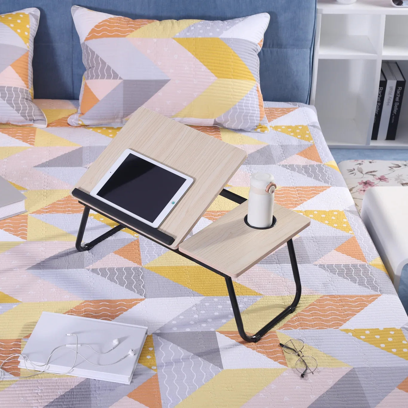 Table Pliable Portable en Bois MDF - Ghirbclic